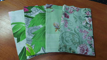 Набір наволочок 4шт., МІКС 70 см/70 см № 114 (Набір 70*70см)