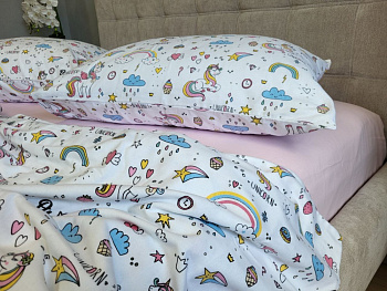 Єдиноріг/рожевий, Turkish flannel (Дитячий на рез.)