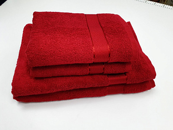 Рушник махровий, Бордо 400гр/м2 (Руки 40/70см)