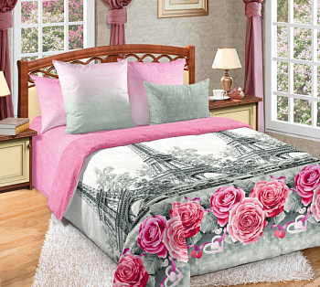 Ностальжі, перкаль 50/70см, цільн. (Полуторний)