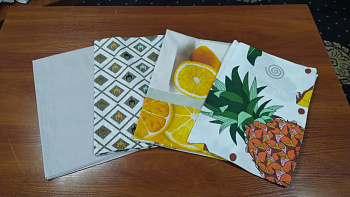 Набір наволочок 4 шт.,100%бавовна 50/70см №  125 (Набір 50*70см)