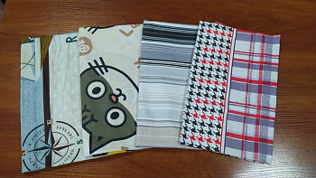 Набір наволочок 4 шт., 100% бавовна,70см/70см № 108 (Набір 70*70см)