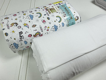 Єдиноріг/білий, Turkish flannel (Двоспальний)