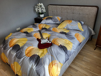 Cатин PREMIUM, TOLEDO GRAY підк. Цільн. (Сімейний)