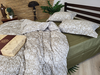 Сатин PREMIUM, MUSCAT OLIVE Цільн. (Євро на рез.)