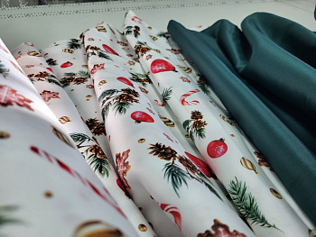 Сатин PREMIUM, DECORATIONS (Євро на рез.)