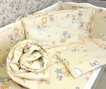 Хмаринка жовта, бязь (Підл. на рез.)