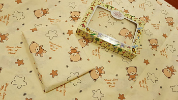 Ведмедики, бязь (Полуторний)