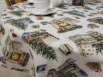Скатертина Новорічна (140/220 см)