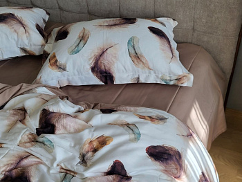 Сатин PREMIUM, SOFFI (Полуторний)