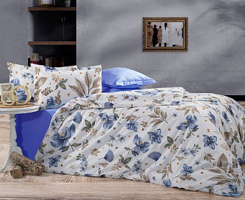 Оазис синій, cotton (Євро)