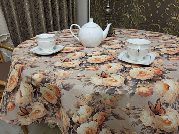 Скатертина Аромат, кругла (Діаметр 140см)