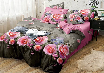 Розалия, сатин двуст. 50/70 нав. (Полуторний)