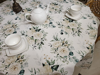 Скатертина Ніжність, овал (Овал 140/180 см)
