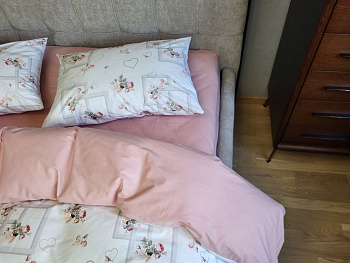 Флор, cotton (Полуторний)