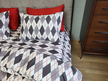 Ромб сірий, Turkish flannel (Євро)