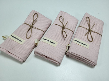 Рушник ПІКЕ Лофт, Рожевий (40*60см)