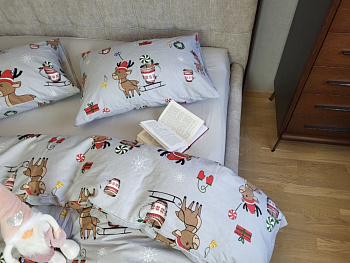 Помічники Санти/сірий, Turkish flannel (Сімейний)