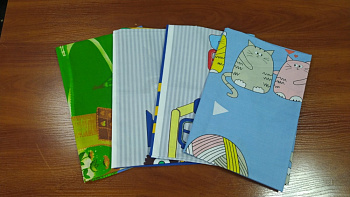 Набір наволочок 4шт., МІКС 70 см/70 см № 162 (Набір 70*70см)