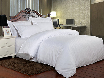 Сатин Stripe PREMIUM, WHITE 1/1см (Сім. на рез.)