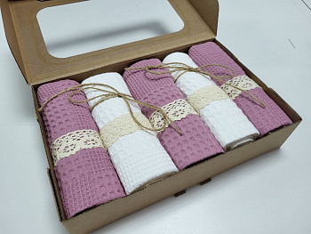 Рушники ПІКЕ Прованс, Ягідний шейк (Набір)