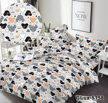 Міккі Маус, бязь (Полуторний)