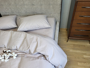 Сірий мусон S146, Turkish flannel (Двоспальний)