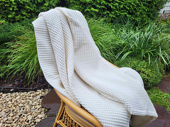 Піке Сота, Молочний (Плед 200*220см)