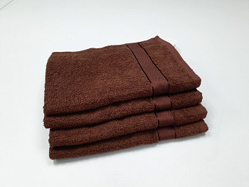 Рушник махровий, Коричневий 400гр/м2 (Баня 70/140см)