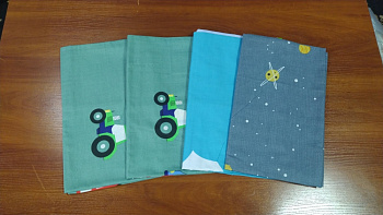 Набір наволочок 4шт., МІКС 70 см/70 см № 182 (Набір 70*70см)