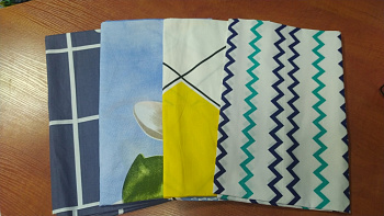 Набір наволочок 4шт., МІКС 70 см/70 см № 144 (Набір 70*70см)