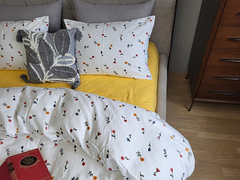 Брілла/жовтий, Turkish flannel (Полуторний)