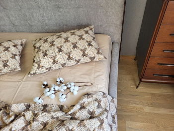 Серпанок беж, GOFRE DUO (Двоспальний)