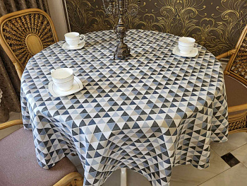 Скатертина Мозаїка, кругла (Діаметр 170см)