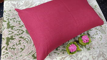 Нав. - 1 шт.  Бордо, льон 100% (Набір 60*60см)