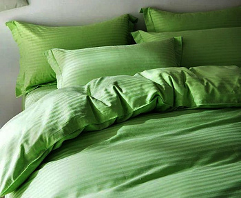 Stripe LUX GREEN GRASS 1/1см (Двоспальний)