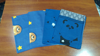 Набір наволочок 4 шт., МІКС 50/70см № 350 (Набір 50*70см)