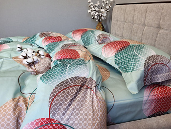 Сатин PREMIUM, TOLEDO COLORFUL UNO (Двоспальний)