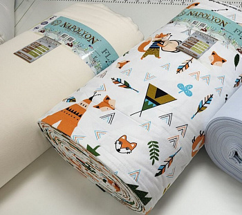 Хитрий лис/шампань, Turkish flannel (Полут. на рез.)