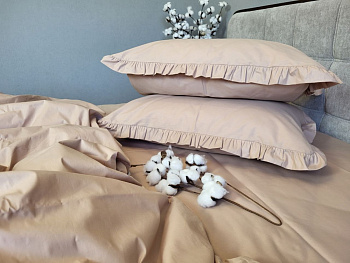 SOLO № S116, cotton з рюшею (Полуторний)