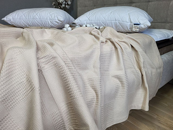 Піке Вафелька, Беж (Нав. 50*70см-2шт)