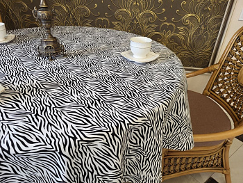Скатертина Сафарі, овал (Овал 140/220 см)