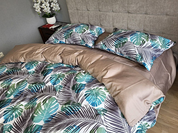 Сатин PREMIUM, TROPICS (Двосп. на рез.)