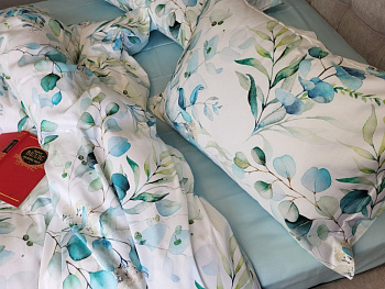 Сатин PREMIUM, EUKALYPTUS (Полуторний)