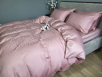 Сатин JACQUARD, WAVE POWDER (Сім. на рез.)