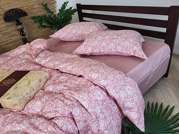 Сатин PREMIUM, MUSCAT ROSE (Євро)